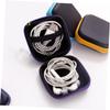 Angoily 5pcs Storage Box Headphone Bag for Jumper Cable Data Cable Charger Wire Organizer Bag view 2