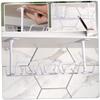 Angoily 2pcs Desk Cable Tray Cable Management Box Cord Organizer for Desk Wire Organizing Rack Compact Storage view 2