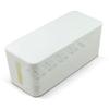 Angoily Plastic Box Organizer White for Efficient Cable Storage and Organization Plastic Cord Holder for Home Office Use view 1