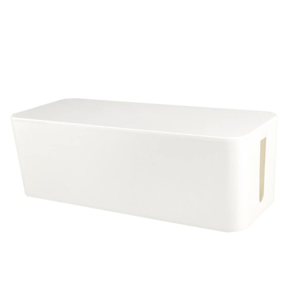 Angoily Cable Storage Box Box Organizer Plastic Cable Case Lightweight for Portable Carry