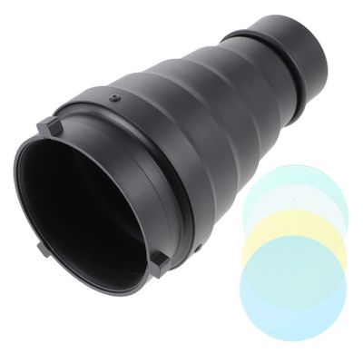 Angoily 1set Tube Kit with Honeycomb Grid Color Filters Photography Accessories for Flash Diffuser Light for Spotlight Effect
