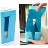 Angoily Power Strip Cable Management Box Organizer Small Blue Plastic Storage Case for Cords Adapters and Splitters for Home Office and Living Room Use view 2
