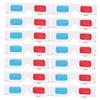 Angoily 50pcs Cardboard Glasses Set Red Blue Anaglyph Glasses for Games Movies Movie Lovers view 1