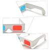 Angoily 50pcs Cardboard Glasses Set Red Blue Anaglyph Glasses for Games Movies Movie Lovers view 2