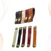 Angoily 10pcs Leather Cord Organizer Mixed Cable Winder Wrap for Earphones Data Cables Tidy Power Cord Management view 4