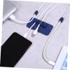 Angoily 2 Sets Magnetic Cord Holder for Desk Cable Management Cable Sleeves Cord Organizer Detachable Magnets for view 3