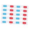 Angoily 10pcs Cardboard Frame Glasses for Boys and Girls Movie Glasses Red Frame Stereoscopic view 1