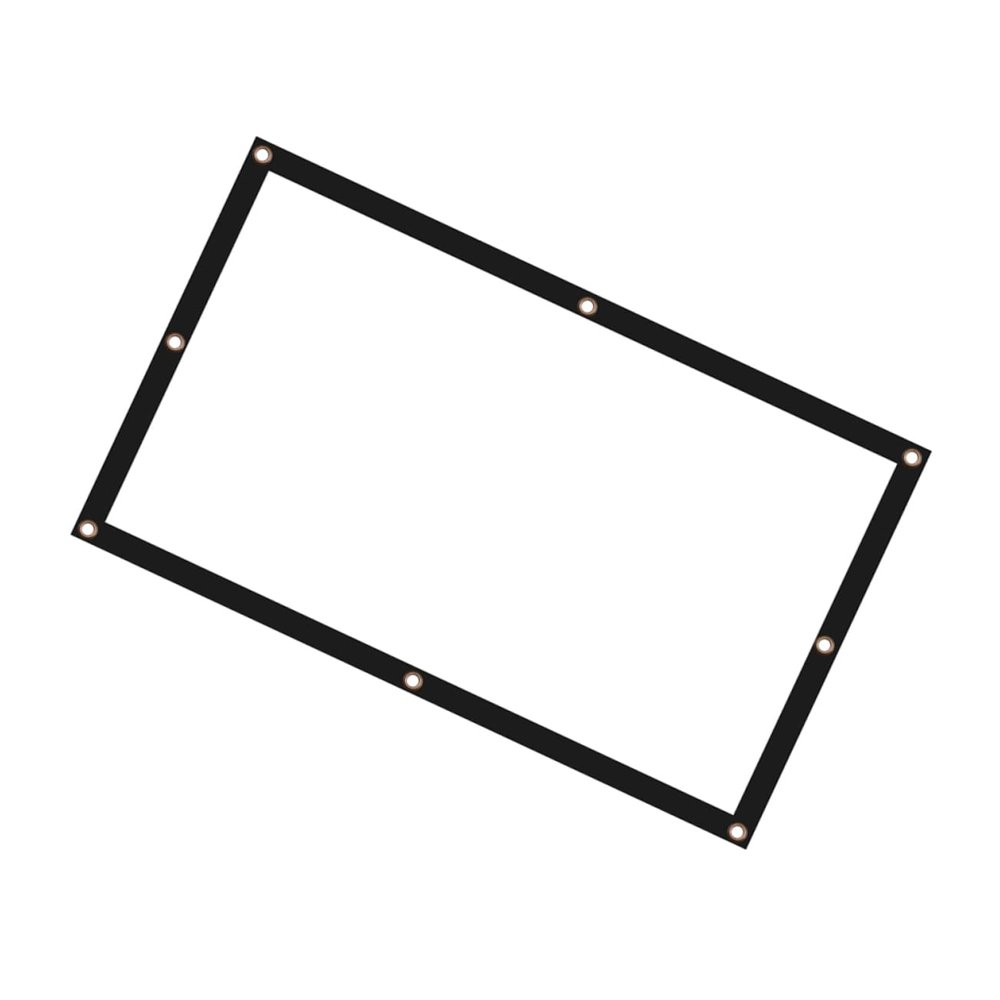 Angoily Portable Foldable Projector Screen High-Definition Anti-Crease Material for Indoor and Outdoor Use for Home Theater Camping Parties and Classrooms