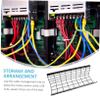 Angoily Desk Tray Iron Rack for Organizing Cords and Cables Space-Saving for Use Easy to Install view 2