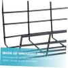 Angoily Desk Tray Iron Rack for Organizing Cords and Cables Space-Saving for Use Easy to Install view 3