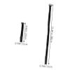 Angoily 20pcs Hook and Wire Ties Cable Fasteners for Organizing Cords and Bundling Cables Black view 2
