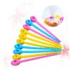 Angoily Silicone Ties 10 Pcs Reusable Cable Wraps Bag Clip for Snacks Bread Food Storage Ties Random Color view 1