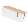 Angoily Cable Storage Box Lid Wire Organizer for Design for Tidy Management and Cord Control for Chargers and Electronics view 1