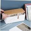 Angoily Cable Storage Box Lid Wire Organizer for Design for Tidy Management and Cord Control for Chargers and Electronics view 4