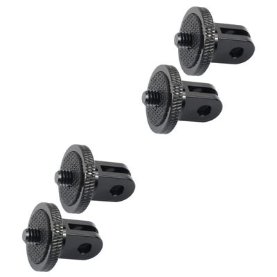 WOONEKY 4pcs Tripod Conversion Adapter Mount Lightweight Camera Tripod Adapter Compatible Action Cameras Easy to Install and Portable for Photography