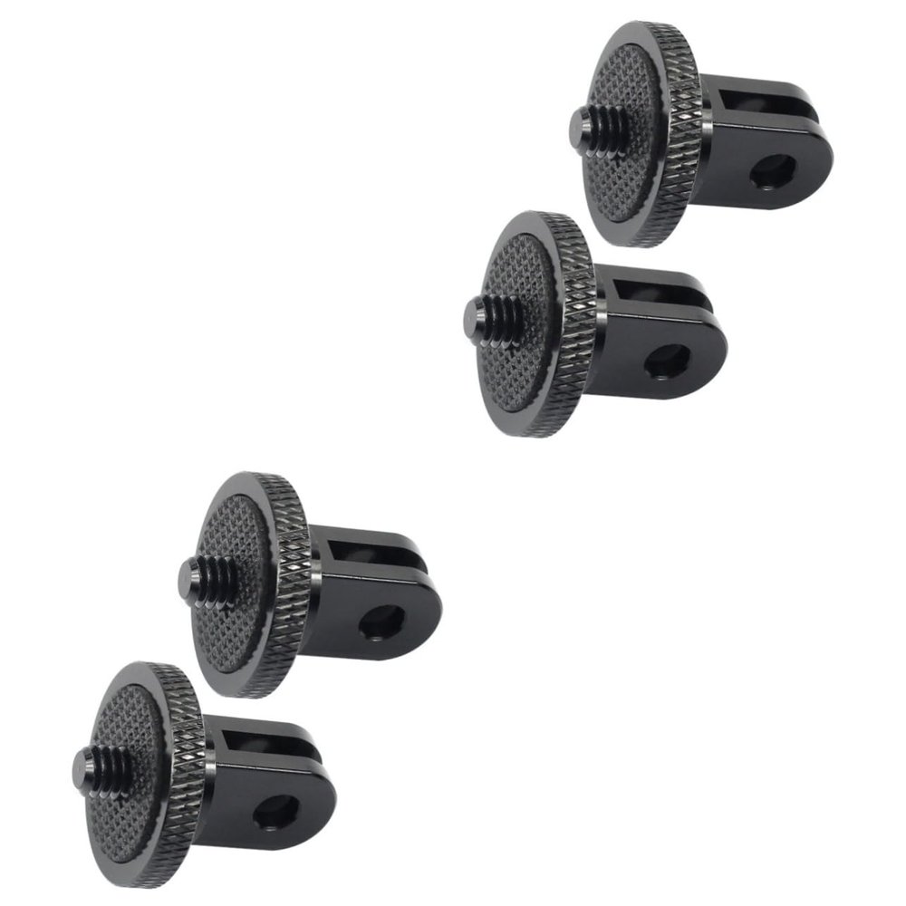 WOONEKY 4pcs Tripod Conversion Adapter Mount Lightweight Camera Tripod Adapter Compatible Action Cameras Easy to Install and Portable for Photography