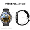 4G SIM Card Smartwatch, 1.39" Round Screen/Dual Camera/with Heart Rate/Ultra Thin Body/NFC Positioning, Gifts for Men view 2