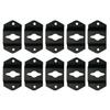 Angoily 10pcs High Performance Small Speaker Hooks Corner Connector Bracket Easy Install Hanger Connector for Audio Speaker view 1