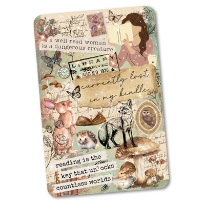 Clear Back Cover Insert for Kindle | Kindle Insert for Clear Case | Booktok Bookish Kindle Decor | Kindle Case Sticker Insert | Book Gifts for Women (Kindle Paperwhite 10th Generation)