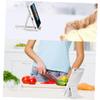 Angoily Portable Folding Phone Holder Multi-Function Desktop Stand for Smartphones and Tablets Plastic Design Great for view 3