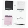 Angoily Portable Folding Phone Holder Multi-Function Desktop Stand for Smartphones and Tablets Plastic Design Great for view 4
