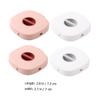Angoily 4pcs Cord Winder Organizer for Earphone and Data Cables Compact and Durable Cable Management White and Pink for Use view 2