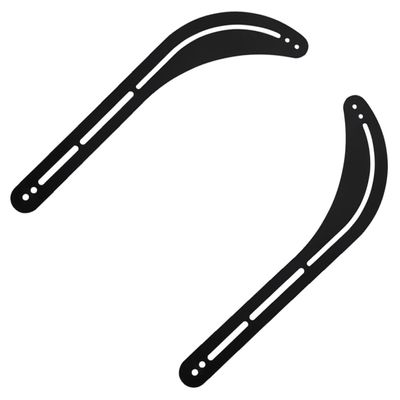 Angoily 2pcs Soundbar Mount Bracket Tv Soundbar Hanger for Under Installation Material Load Capacity