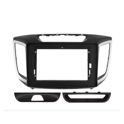 Auto Parts Installation Car Audio Frame Adapter Fit For Hyundai IX25 Creta 2014-2019 9" 10.1" Big Screen 2DIN Fitting Panel Frame Kit Easy To Install, Good Match With Car Models(9 inch frame)