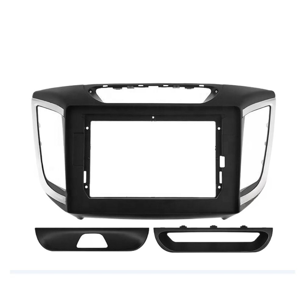 Auto Parts Installation Car Audio Frame Adapter Fit For Hyundai IX25 Creta 2014-2019 9" 10.1" Big Screen 2DIN Fitting Panel Frame Kit Easy To Install, Good Match With Car Models(9 inch frame)