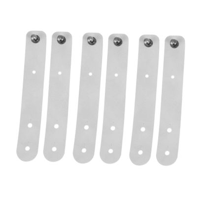 Angoily 6pcs Leather Cable Straps Cord Keeper for Power Cord Earphone Lines Cable Wrap Organizers Storage for