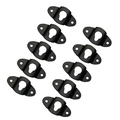 Angoily 10pcs Wall Mount Hook for Audio Speakers Iron Hanger Connector for Surround Compact Design for Easy Storage