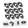 Angoily 20pcs Flush Mount Brackets for Speaker Hangers Audio Speaker Mount Frame Hangers view 2