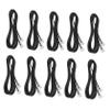 Angoily 10pcs Flat Telephone Wire Connectors for Landline Phones High-Speed Audio Transmission Wear-Resistant Suitable for Home and Office Use view 1