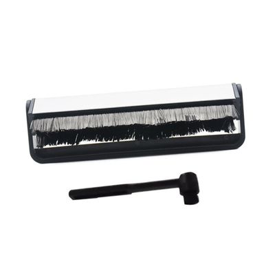 Angoily 2pcs Vinyl Record Cleaning Brush Anti-Static Durable Carbon Fiber Cleaner for Record Players and Musical Instruments Safely Removes Dust and Particles Portable