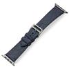 Handcrafted Alligator Leather Watch Straps  Unique Grain, Genuine Leather Bands for Apple Watch Series 1-9 & SE  Premium Accessories for 38-49mm Models (Apple Watch 41mm, Naval) view 4