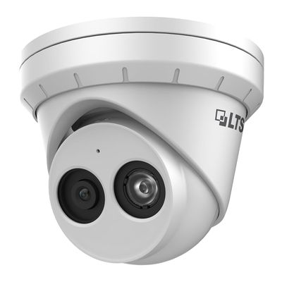 Platinum IP Turret Camera, 8MP, 1/2.8" Sensor, 4mm, WDR, Mic, Human & Vehicle Detection