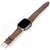Handcrafted Alligator Leather Watch Straps  Unique Grain, Genuine Leather Bands for Apple Watch Series 1-9 & SE  Premium Accessories for 38-49mm Models (Apple Watch 45mm, Russet) view 1