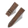 Handcrafted Alligator Leather Watch Straps  Unique Grain, Genuine Leather Bands for Apple Watch Series 1-9 & SE  Premium Accessories for 38-49mm Models (Apple Watch 45mm, Russet) view 3