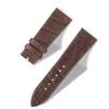 Handcrafted Alligator Leather Watch Straps  Unique Grain, Genuine Leather Bands for Apple Watch Series 1-9 & SE  Premium Accessories for 38-49mm Models (Brown, Apple Watch 41mm) view 3