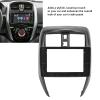 Akozon Car Stereo Panel Trim Black Navigation Frame Dash Installation for Versa 2015-2019 (with Power Cord) view 4
