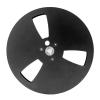 1/4 7 Inch Empty Tape Reel, 3 Hole Aluminum Alloy Universal Open Reel Sound Tape Empty Reel for Reel to Reel for Reel to Reel Tape Player (Black) view 3