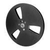 1/4 7 Inch Empty Tape Reel, 3 Hole Aluminum Alloy Universal Open Reel Sound Tape Empty Reel for Reel to Reel for Reel to Reel Tape Player (Black) view 4