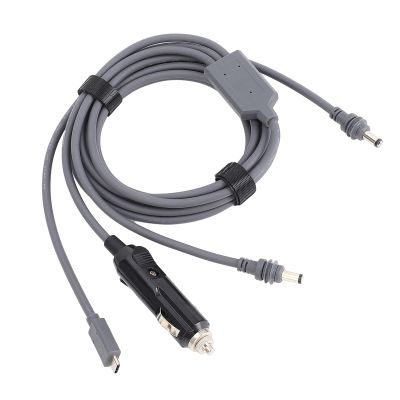 20 Meter 3 in 1 for Mini DC Power Cable, Power Cable with DC12-24V Voltage Display USB and Type C IP68 Water Proof Cord for Car Ship RV
