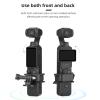 Yunseity Dual Cold Shoe Mount Camera Extension Adapter, Compact and Lightweight Design, Construction for Osmo Pocket 3 with Multiple Mounting Options view 2