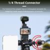 Yunseity Dual Cold Shoe Mount Camera Extension Adapter, Compact and Lightweight Design, Construction for Osmo Pocket 3 with Multiple Mounting Options view 3