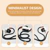 BELLIFFY 2pcs Cotton Camera Neck Shoulder Strap for Travel Durable and Comfortable Micro Single Dslr Belt for Outdoor Sports and Travel Use Black view 3