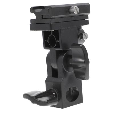 MOLUCKFU Flash Bracket Light Stand Adapter Plastic Flash Lamp Holder Multi-Directional