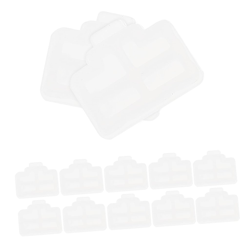 CONGARTENO 50pcs Dust Caps for Ethernet Ports Protective Plugs for Routers Computers and Prevents Dirt and Grime Easy to Install White Ethernet Hub Port Cover