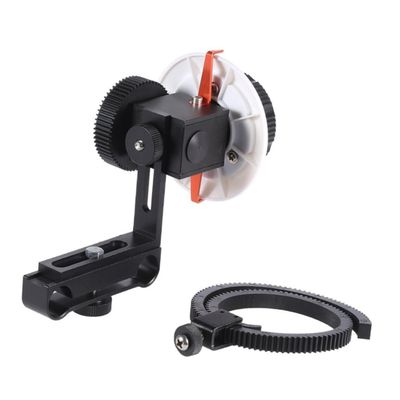 BRIGHTFUFU Fo Aluminum Alloy Camera Follow Focus Rig Belt for Ilcd Cameras and Easy to Assemble Follow Focus Kit