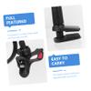 AUTSUPPL 1pc Double Clip Mobile Phone Stand Durable Holder for Tablets and Smartphones Rotatable Stable Desktop Rack for Use view 2